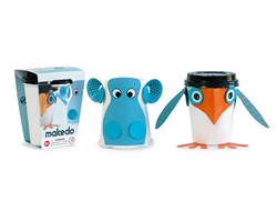 מקדו - Cup Critters -  פינגווין והיפופוטם