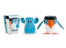 מקדו - Cup Critters -  פינגווין והיפופוטם