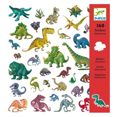 160 מדבקות - דינוזאורים